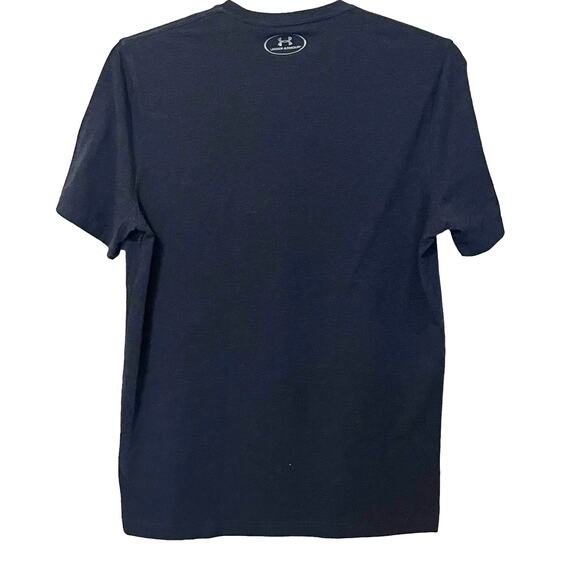 UNDER ARMOUR TEK GEAR LOOSE SHORT SLV T-SHIRT, WOMENS, M, BLUE/WHITE, VICTORY - Picture 3 of 12